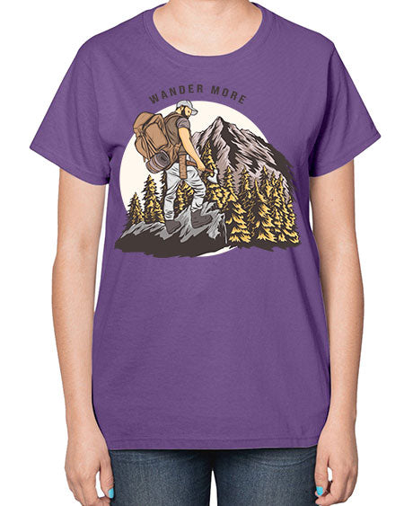 Wander More 3# - nature-  Ladies T-Shirt