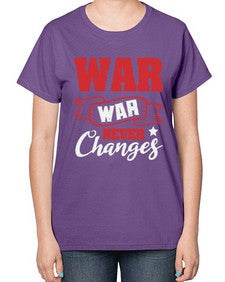 War War never changes 53# - video games-  Ladies T-Shirt