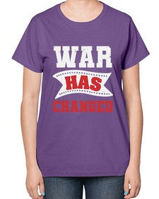 War has changed 52# - video games-  Ladies T-Shirt