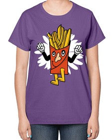 Weekend is near 265# - cartoon general-  Ladies T-Shirt