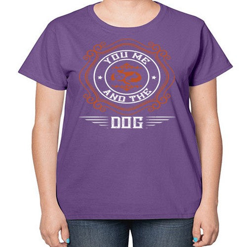 You Me And The Dogs Style 134# - dogs-  Ladies T-Shirt
