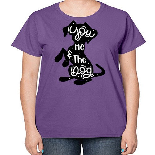 You Me The Dogs Style 4# - dogs-  Ladies T-Shirt