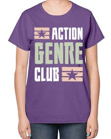 action genre club 59# - video games-  Ladies T-Shirt