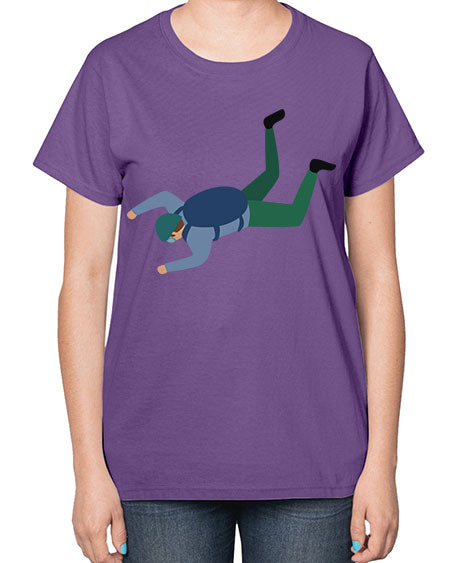 all in one 01# - parachute-  Ladies T-Shirt