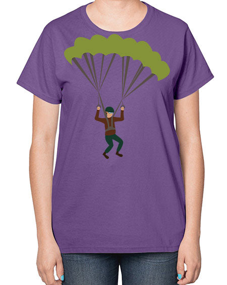 all in one 11# - parachute-  Ladies T-Shirt