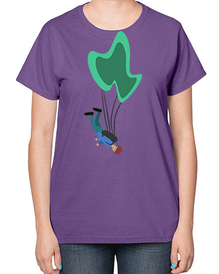 all in one 12# - parachute-  Ladies T-Shirt