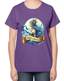 aquarius 84# - aquarius-  Ladies T-Shirt