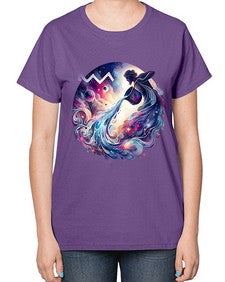 aquarius 89# - aquarius-  Ladies T-Shirt