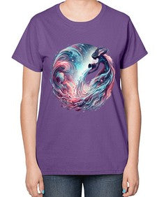 aquarius 91# - aquarius-  Ladies T-Shirt