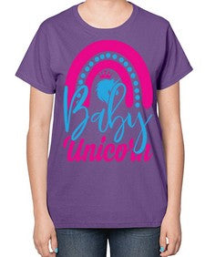 baby unicorn 13# - unicorn-  Ladies T-Shirt