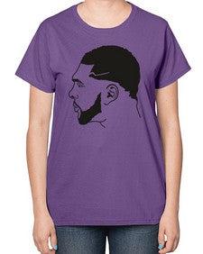 beardman 55# - black boys or men-  Ladies T-Shirt