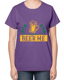 beer me 655# - beer-  Ladies T-Shirt