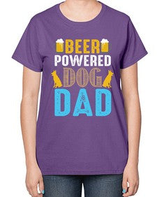 beer power dog dad 51# - beer-  Ladies T-Shirt