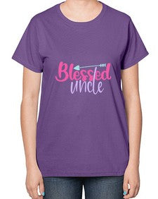 blessed uncle 122# - uncle-  Ladies T-Shirt