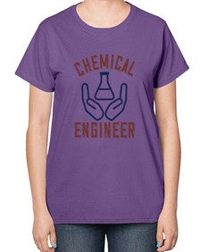 chemical engineer Style 86# - engineer-  Ladies T-Shirt