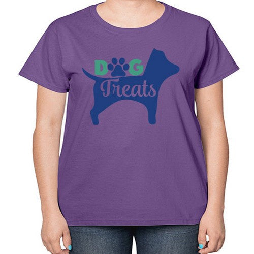 dog treats Style 93# - dogs-  Ladies T-Shirt