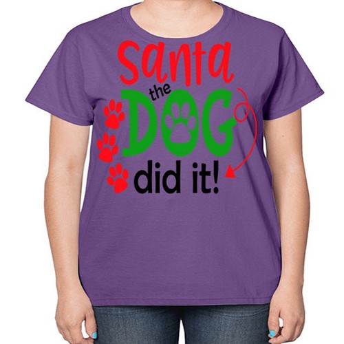dogdidit 121# - dogs-  Ladies T-Shirt