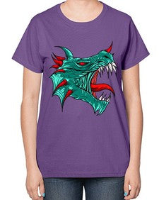 dragon 174# - dragon-  Ladies T-Shirt