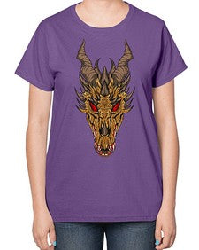 dragon 179# - dragon-  Ladies T-Shirt