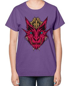 dragon 182# - dragon-  Ladies T-Shirt