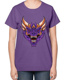 dragon 183# - dragon-  Ladies T-Shirt