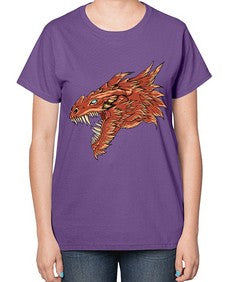 dragon 184# - dragon-  Ladies T-Shirt