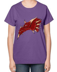 dragon 185# - dragon-  Ladies T-Shirt