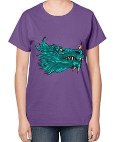 dragon 186# - dragon-  Ladies T-Shirt