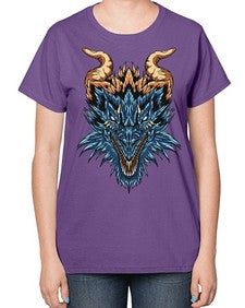 dragon 189# - dragon-  Ladies T-Shirt