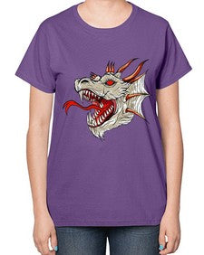 dragon 191# - dragon-  Ladies T-Shirt