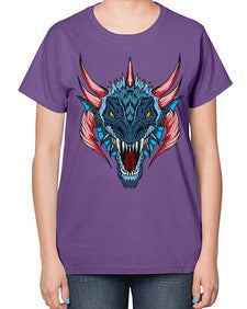 dragon 193# - dragon-  Ladies T-Shirt