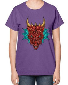 dragon 195# - dragon-  Ladies T-Shirt