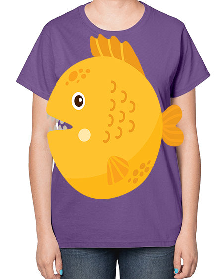 fish 55# - shark-fish-  Ladies T-Shirt