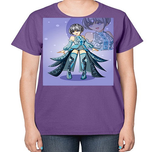 game of beautiful girl140# - anime-  Ladies T-Shirt