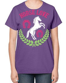horse love Style 50# - horse-  Ladies T-Shirt