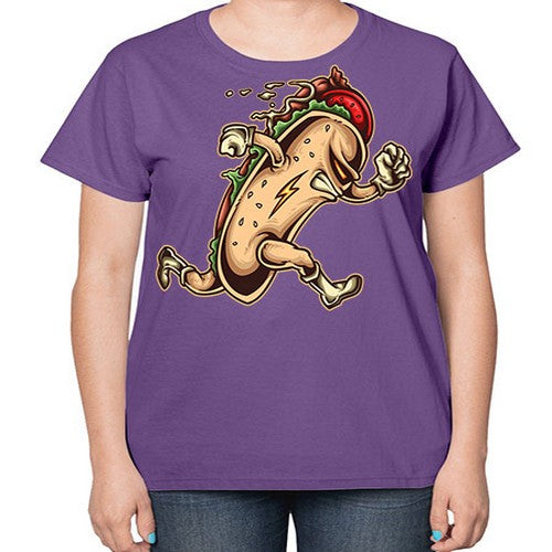 hot dog hero 159# - dogs-  Ladies T-Shirt