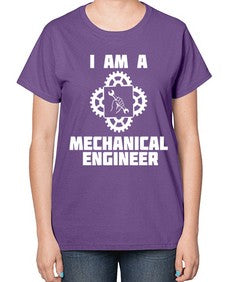i am mechanical engineer 856# - engineer-  Ladies T-Shirt