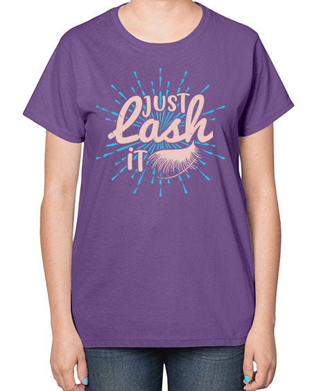 just lash it Style 199# -makeup  Ladies T-Shirt