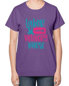 labor belivery nurse Style Style 1035# - nurse-  Ladies T-Shirt