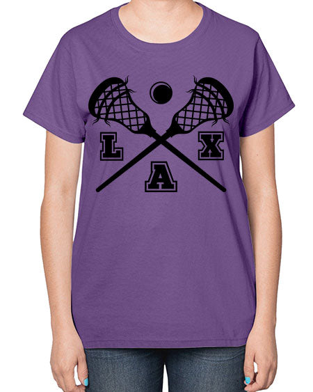 lax 12# - lacrosse-  Ladies T-Shirt