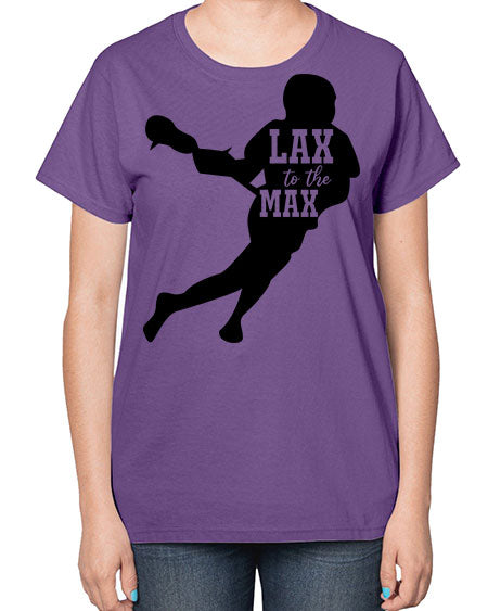 lax to the max 2# - lacrosse-  Ladies T-Shirt