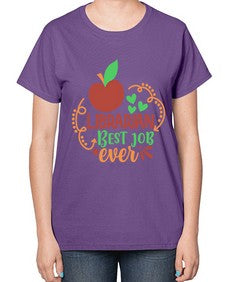 librarian best job ever 473# - librarian-  Ladies T-Shirt