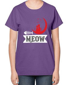 meow Style 70# - cats-  Ladies T-Shirt