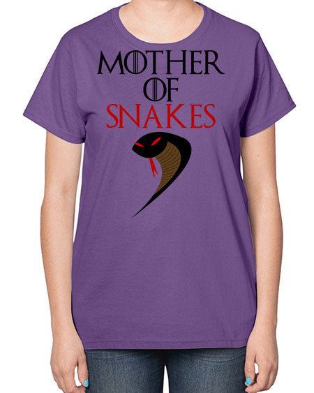 mother of snakes - snake-  Ladies T-Shirt