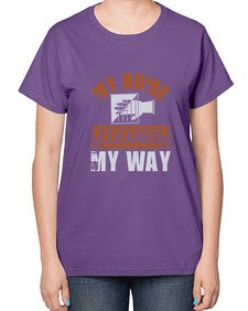 my home cleaned my way Style 294# - cleaner-  Ladies T-Shirt