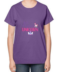 nana unicorn 330# - unicorn-  Ladies T-Shirt