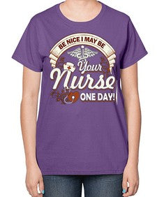 nurse to day 1202# - nurse-  Ladies T-Shirt