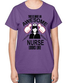 nurse tshirt 1213# - nurse-  Ladies T-Shirt