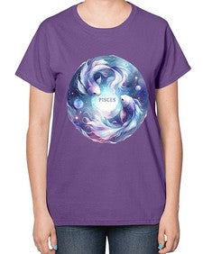 pisces 348# - pisces-  Ladies T-Shirt