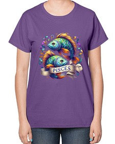 pisces 361# - pisces-  Ladies T-Shirt
